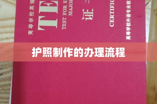 昭通护照制作的办理流程